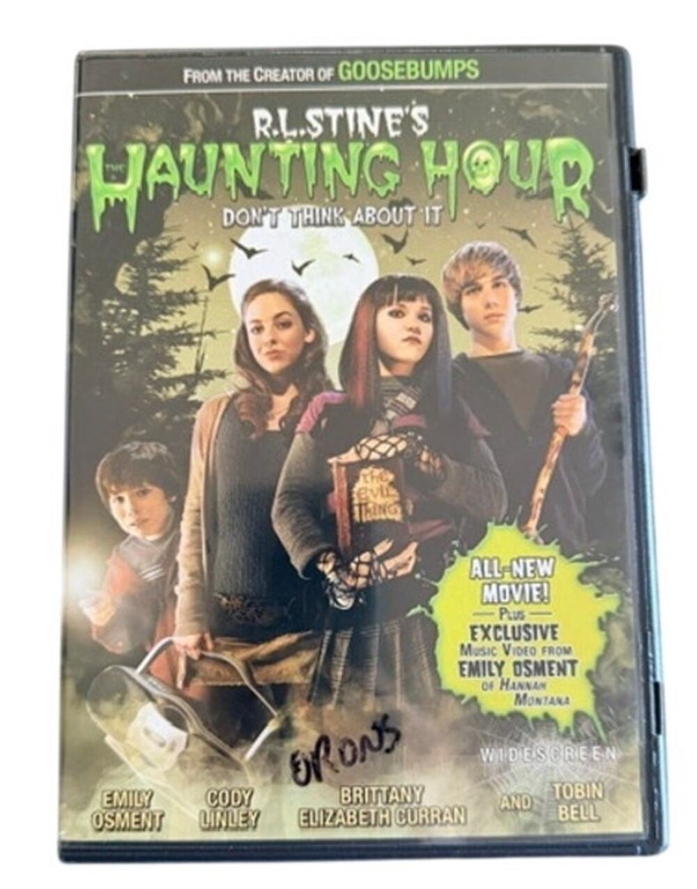 R.L. Stine's The Haunting Hour Don't Think About It DVD Emily Osment 2007